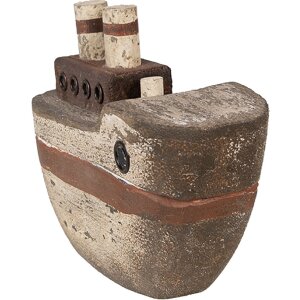 Clayre & Eef 6H2352 Decorative boat 15x6x12 cm Beige...