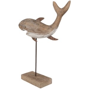 Clayre & Eef 6H2354 Decorative Shark Brown 34x8x39 cm...