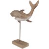 Clayre & Eef 6H2354 Decorative Shark Brown 34x8x39 cm Maritime Home Accessory