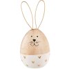 Clayre & Eef 6H2382 Decorative Rabbit Brown Ø 6x14 cm