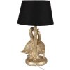 Clayre & Eef 6LMC0080 Table Lamp Geese Gold Coloured Black Ø 20x37 cm E27