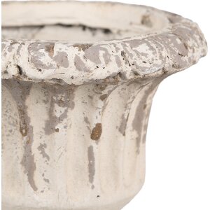 Clayre & Eef 6MG0028 Flower Pot Beige Ø 18x20 cm Decoration