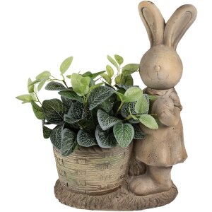 Clayre & Eef 6MG0030 Flower Pot Decoration 38x22x49 cm Brown Beige