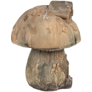 Clayre & Eef 6MG0037 Decorative Mushroom Brown 34x29x35 cm