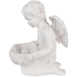 Clayre & Eef 6MG0042 Angel Decoration White 36x39x51 cm