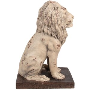 Clayre & Eef 6MG0043 Baroque Lion Decoration Beige 30x23x45 cm