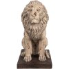 Clayre & Eef 6MG0043 Baroque Lion Decoration Beige 30x23x45 cm