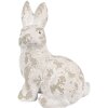 Clayre & Eef 6MG0044 Decoration Rabbit 29x19x39 cm White Beige