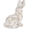 Clayre & Eef 6MG0044 Decoration Rabbit 29x19x39 cm White Beige