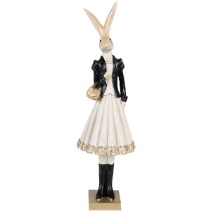 Clayre & Eef 6PR4003 Decorative rabbit brown 10x9x32...