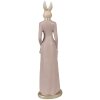 Clayre & Eef 6PR4007 Decorative Rabbit Beige Pink 8x7x28 cm