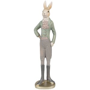 Clayre & Eef 6PR4010 Decorative Rabbit Beige/Green...