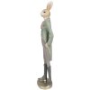 Clayre & Eef 6PR4010 Decorative Rabbit Beige/Green 11x8x40 cm