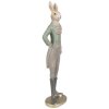 Clayre & Eef 6PR4010 Decorative Rabbit Beige/Green 11x8x40 cm