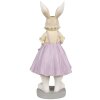 Clayre & Eef 6PR4014 Decorative Rabbit Brown Purple 12x10x27 cm