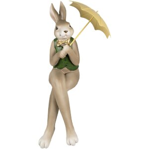 Clayre & Eef 6PR4020 Decorative Rabbit 22x18x43 cm...