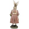 Clayre & Eef 6PR4024 Decorative Rabbit 14x11x38cm Brown Pink