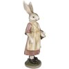 Clayre & Eef 6PR4024 Decorative Rabbit 14x11x38cm Brown Pink