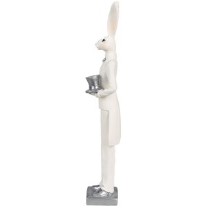 Clayre & Eef 6PR4036 Decorative Rabbit White 6x7x32...