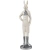 Clayre & Eef 6PR4040 Decorative Rabbit White 11x8x40 cm