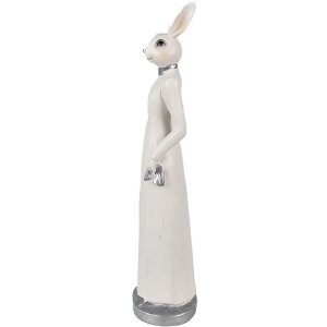 Clayre & Eef 6PR4041 Decorative Rabbit White 11x9x41 cm