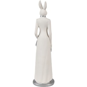 Clayre & Eef 6PR4043 Decorative Rabbit White 8x7x29cm