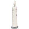 Clayre & Eef 6PR4045 Decorative Rabbit White 5x5x20 cm