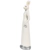 Clayre & Eef 6PR4045 Decorative Rabbit White 5x5x20 cm