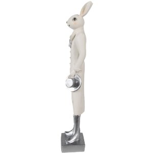 Clayre & Eef 6PR4046 Decorative Rabbit White 9x7x34...