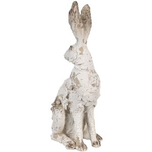 Clayre & Eef 6PR4051 Decorative Rabbit 24x17x47 cm Beige