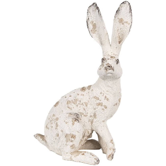 Clayre & Eef 6PR4052 Decorative Rabbit Beige 15x10x26 cm