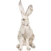 Clayre & Eef 6PR4053 Decorative Rabbit Beige Brown 13x8x22 cm