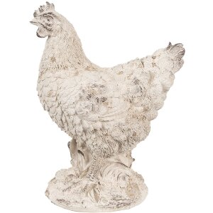 Clayre & Eef 6PR4054 Decorative Chicken 21x12x26 cm...