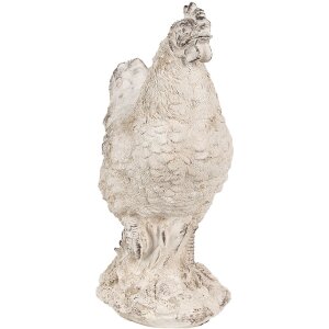 Clayre & Eef 6PR4054 Decorative Chicken 21x12x26 cm Beige - Charming country house flair