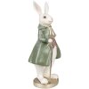 Clayre & Eef 6PR4058 Decorative Rabbit 12x9x26cm Beige Green