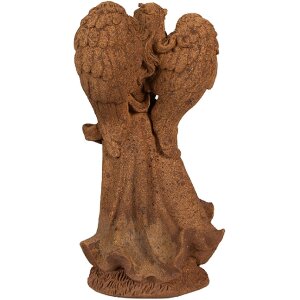 Clayre & Eef 6PR4063 Angel Decoration 12x10x23 cm Brown