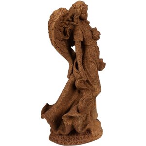 Clayre & Eef 6PR4063 Angel Decoration 12x10x23 cm Brown