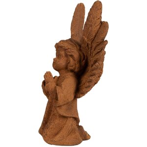 Clayre & Eef 6PR4066 Angel Decoration 13x8x19 cm Brown