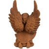 Clayre & Eef 6PR4066 Angel Decoration 13x8x19 cm Brown