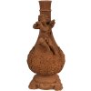 Clayre & Eef 6PR4068 Candle Holder Angel Brown 10x10x23 cm