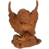 Clayre & Eef 6PR4070 Angel Decoration 9x8x12 cm Brown