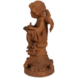 Clayre & Eef 6PR4071 Angel Decoration 16x16x36 cm Brown