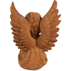 Clayre & Eef 6PR4074 Angel Decoration 11x9x15 cm Brown