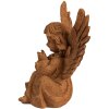 Clayre & Eef 6PR4074 Angel Decoration 11x9x15 cm Brown