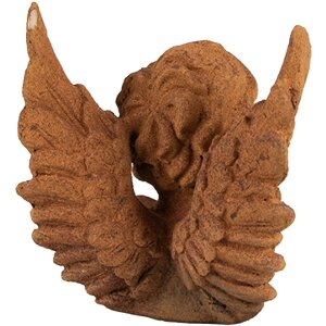 Clayre & Eef 6PR4077 Angel Decoration 11x11x12 cm Brown