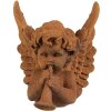 Clayre & Eef 6PR4077 Angel Decoration 11x11x12 cm Brown