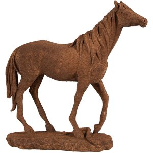 Clayre & Eef 6PR4078 Decoration Horse 21x7x21 cm Brown