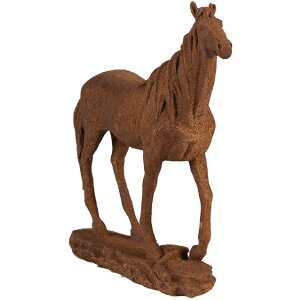 Clayre & Eef 6PR4078 Decoration Horse 21x7x21 cm Brown