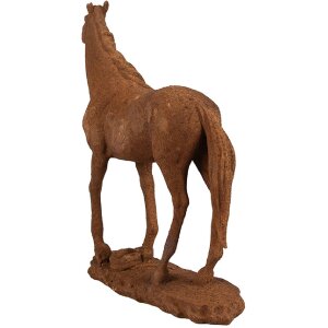 Clayre & Eef 6PR4078 Decoration Horse 21x7x21 cm Brown