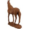 Clayre & Eef 6PR4078 Decoration Horse 21x7x21 cm Brown